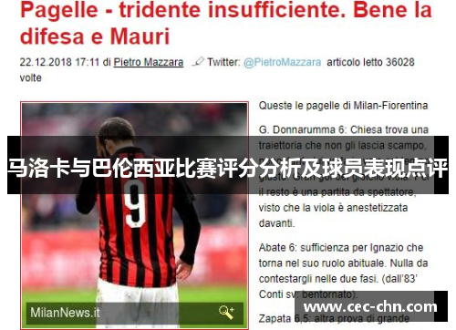 马洛卡与巴伦西亚比赛评分分析及球员表现点评